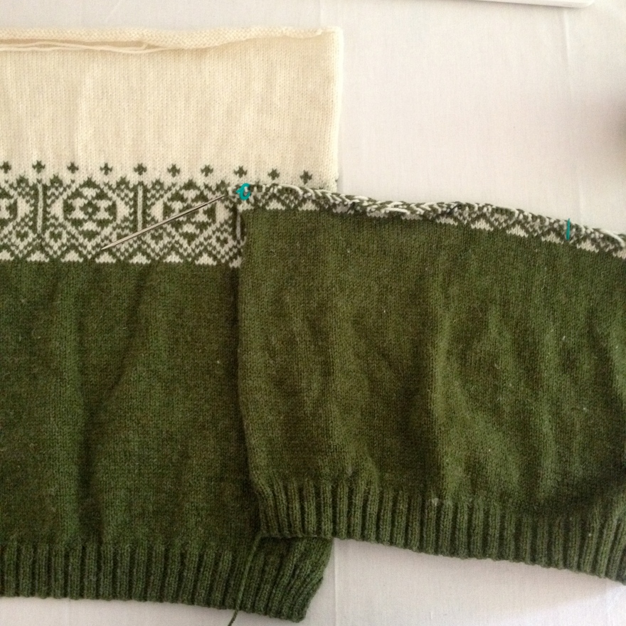 fair isle knitted jumper