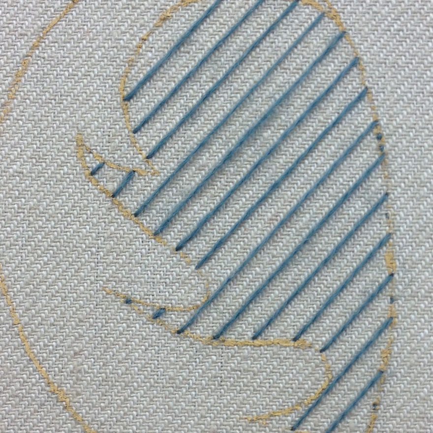 trellis stitching first layer